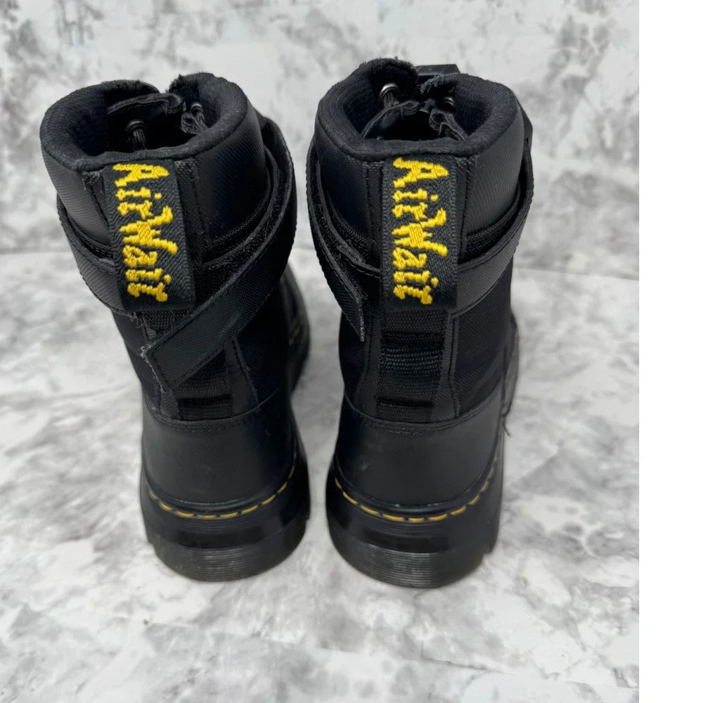 Dr. Martens Combs Tech 🖤II Cordura Black Utility Boots Zip Front Tactical